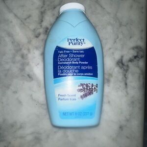 Perfect Purity After Shower Talc Free Deodorant Cornstarch Body Powder Exp27